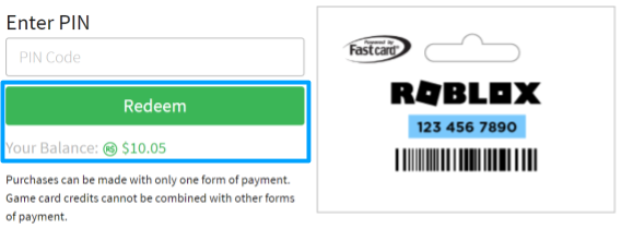 Buy Roblox Redeem Card Online